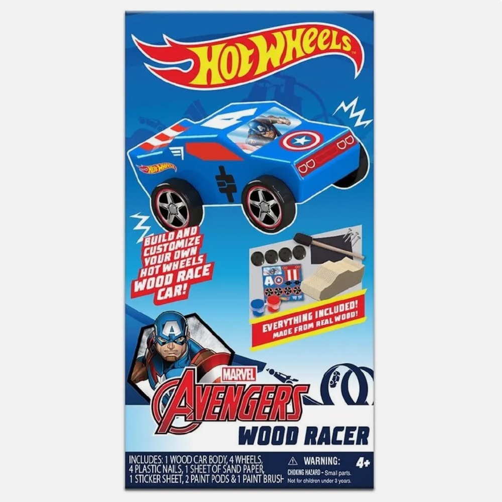 Hot Wheels Avengers Wood Racer